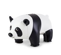 Züny - Panda - Presse-papier - Blanc/noir - Cuir synthétique - 13 x 7,5 x 7,5 cm.