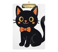 Presse-papiers pour infirmières avec trou standard pour les entraîneurs de basket-ball juridiques Taille 9 x 12 chat noir