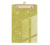Presse-papiers pour , presse-papiers scintillants | Porte-bloc pailleté léger et portable, format lettre, profil bas, avec clip doré, pour infirmières scolaires en classe