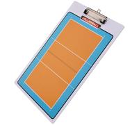 Presse-papiers PVC de Volley-ball Portable pour Entraîneurs et Tactiques | Surface Lisse Effaçable, Clip pour Marqueurs et Gomme, Pendant Séances D’entraînement ou Ateliers Sportifs