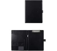 Presse-papiers, support juridique for ipad, format lettre A4, bloc-notes for école de commerce, bureau, planches à clips conférence(Svart)