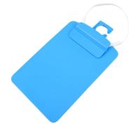 Presse-papiers Suspendu en Plastique Bleu Format A5 pour Dossiers | Pince Fixe, Coque Rigide, Compartiment Intégré, Tri, Accès Rapide, pour Rondes en Service