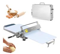 Presse-pâte Manuelle Pliante avec épaisseur réglable et laminoir de qualité Alimentaire pour pâtisseries, Croissants et tartelettes | Assemblage et Rangement faciles | Machine à Rouler la pâte B-400