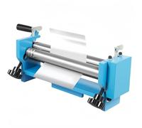 Presse-plieuse en tôle SJ 300, machine à bobine manuelle avec largeur de formage de 300 mm, laminage de plaques en acier inoxydable et en aluminium, machine à cintrer par laminage adaptée pour l'acier