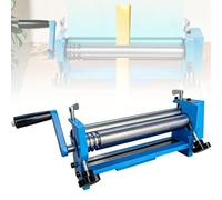 Presse Plieuse Manuelle pour Tôle, Machine À Laminage À Rouleaux de 320mm, Outil de Cintrage Rond À Main pour Tôles en Acier, Cuivre, Aluminium