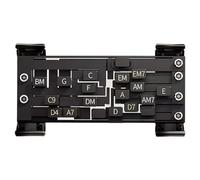 Presse Pour Accords De Guitare - Construction En PP, Hauteur 3,7 Pouces, Assistant Portable Pour L'apprentissage De La Guitare | Outil Pour Maîtriser Les Accords, Entraîneur Pratique, Educazi