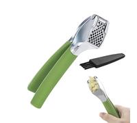 Presse-purée à oignons et ail - Design ergonomique - Facile à nettoyer - Antirouille - Avec poignée ergonomique - Pour ail, gingembre, noix