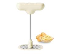 Presse-purée Acier Inoxydable, 24 Trous Écrase-patate Manuel Pliable Rangement Mural, Écrasoir à Pommes de Terre Ergonomique, pour Purée, Légumes, Haricots, Fruits