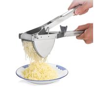 Presse Purée Acier Inoxydable Professional, Accessoires Cuisine Gadgets, Ecrase Pomme Terre Manuel Multifonctionnel, Presse Agrumes pour Légumes Nourriture Bébés Citron Fruits Presse-purée
