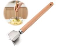 Presse-purée de bœuf haché en acier inoxydable, presse-purée à 6 lames avec manche en bois for Kit(1pc)