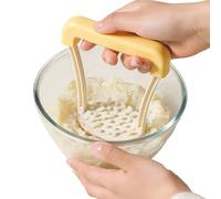 Presse-Purée de Pommes de Terre,Écraseur De Pommes De Terre Manuel - Manche Ergonomique Anti-Dérapant 13 cm Revêtement Antiadhésif pour Légumes Cuisson Pâtisserie