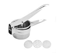 Presse-purée de qualité professionnelle, en acier inoxydable, poignées faciles à prendre en main