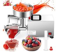 Presse-Purée Électrique 450W Avec Filtre Automatique, Passoire À Tomates En Inox Pour Sauce, Confitures, Ketchup, Conception Durable Pour Restaurants, Fermes Et Cuisine Familiale