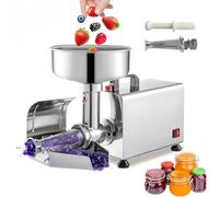 Presse-purée électrique professionnelle en acier inoxydable, 450 W, idéale pour la préparation de confitures, purées et sauces maison.