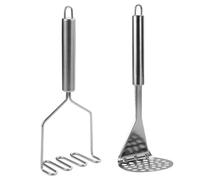 Presse Purée En Acier Inoxydable,2 Pièces Ecrase Pomme De Terre,Presse Legumes Manuel De Fruits, Passe Au Lave-Vaisselle,Pour Légumes,Avocat,Patate Douce