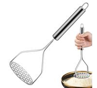Presse Puree En Acier Inoxydable, 8x8x25,3cm Presse Puree Manuel, Ecrase Pomme De Terre À Mailles Avec Œillets De Suspension, Presse-purée Moulin Professionnel, Pour Maison Restaurants Camping