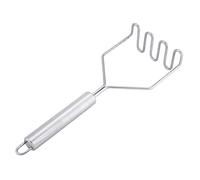 Presse-purée en acier inoxydable Broyeur de légumes Outil de cuisine Durable Purée de pommes de terre de haute qualité Fruits Légumes pour la cuisson des desserts Argent 9,84