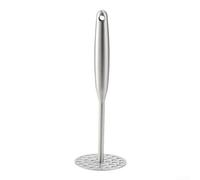 Presse-purée en acier inoxydable - Design à large trou - Poignée ergonomique et confortable - Résistant à la rouille - 25 x 8,5 cm - Argenté