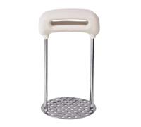 Presse-purée en acier inoxydable pour cuisine - 12,7 x 7,6 cm - Avec poignée ergonomique - Passe au lave-vaisselle - Pour écraser les légumes-racines, les avocats, les pommes et les noix