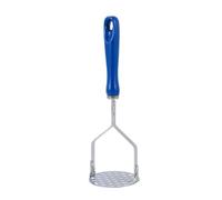 Presse Purée en Acier Inoxydable Purée de pommes terre, outil mélange d'aliments for animaux compagnie, ustensile pressé à l'ail, outils for fruits, fabricant jus, cuisine en acier inoxydable(Blue)