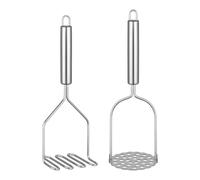 Presse-purée ergonomique portable en acier inoxydable pour presser rapidement les pommes de terre, fruits et légumes, qualité restaurant