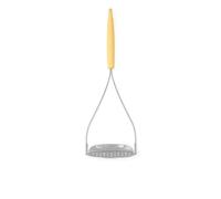 Presse-Purée et cuillère Brabantia TASTY+ | Ustensile 2-en-1 en acier inoxydable | Prise ergonomique | Compatible lave-vaisselle | Honey Yellow