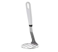 Presse-purée manuel pour légumes patate douce banane argent 6,5 x 15 cm