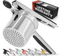 Presse Purée PriorityChef, Fait une Parfaite Purée de Pomme de Terre Légère et Onctueuse, 100% Acier Inoxydable