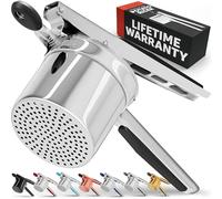 Presse Purée PriorityChef, Fait une Parfaite Purée de Pomme de Terre Légère et Onctueuse, 100% Acier Inoxydable