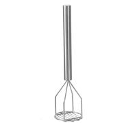 Presse-purée professionnel en acier inoxydable, diamètre 118 mm, longueur 456 mm