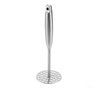 Presse-purée robuste en acier inoxydable 304 avec poignée longue confortable et large plaque perforée pour presser facilement les pommes de terre, les pommes de terre douces