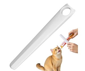 Presse-sachet - 1,18 × 7,32 pouces ABS presse-sac alimentaire | Outils d'extrudeuse magnétique portable magnétique pour la cuisine épices emballés shampooing chat rayures restaurant maison