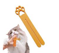 Presse-Sachet Aliments Chat | Distribution de bâtonnets pour Chatons par Impression 3D - Outil de Distribution de Friandises,pour Propriétaires de Chats, Éducateurs, Appartement, Maison, Bureau,