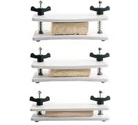 Presse Tofu Extra Ferme par Healthy Express - Plaques Incurvées de Qualité pour des Résultats Optimaux, un Pressage Parfait (2 Piliers/2 Ressorts ou 2 piliers/4 Ressorts Améliorés) Accessoire Cuisine