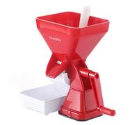 Presse-tomate - Manuel - Rouge - Presse-agrumes - Passoire à manivelle - Machine à sauce - Pour faire/marinara/compote