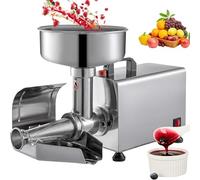 Presse Tomates Electrique, Machine à Confiture en Acier Inoxydable, Tamis à Confiture, Rapide, Automatique, Puissant,450W,pour Sauce Tomate aux Fruits, Salsa