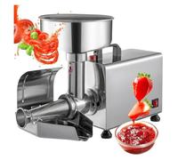 Presse-tomates électrique,Presse-tomate électrique Fraiseuse commerciale, fabricant de Sauce en acier inoxydable, presse-aliments