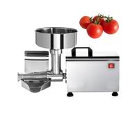 Presse-Tomates Électrique Puissant 450W en Inox - Extracteur Coulis & Confitures - Récipient 3L, Ouverture 45mm - Idéal Fruits & Légumes Tendres - Nettoyage Facile