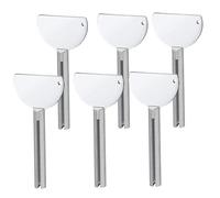 Presse-Tube de dentifrice, rouleau en acier inoxydable, outil pour Lotion, teinture capillaire, peinture, aide ménagère, 6 pièces