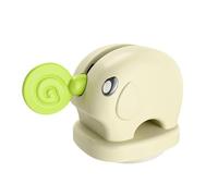 Presse-tube - Distributeur de dentifrice en forme d'éléphant avec support de pompe manuelle, poignées et faciles à prendre en main | Accessoire de