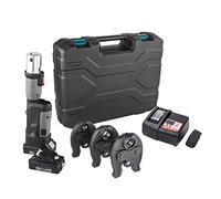 Presse Tuyau Hydraulique Outil Plomberie - Comprend 3 Mâchoires de Presse, 2 Batteries, Chargeur, Étui de Transport pour Cuivre et PEX Sertissage Multicouche