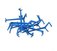 Presses à branches pour arbres fruitiers - 25 ou 50 outils de support de plantes en plastique, 15 x 20 x 10 cm, noir et bleu, façonnage de branches de jardin et guide de croissance (25 pièces, bleu)