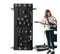 Presseur d'accords de guitare | Outil d'entraînement portable compact pour les débutants, les adolescents, les jeunes et les professionnels. Aide à améliorer le positionnement des doigts, la mémoire