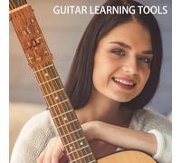 Presseur d'accords pour guitare, entraîneur d'accords d'aide à la guitare - Outil d'apprentissage pour débutants en,Aide à la pratique pédagogique facile à appliquer avec tableau pour guitares