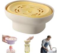 Presseur de détergent - Distributeur de linge portable, distributeur de liquide vaisselle pour cuisine, distributeurs de détergents à lessive réutilisables, pompe anti-fuite, idéal pour laver la
