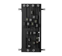 Presseur de guitare basse - Outil d'entraînement compact, aide à l'apprentissage des accords, appareil d'exercice des doigts, accessoire de pratique de la musique avec fonction de prise en main