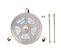 Pression de 16 Pouces Roundez-Vous Nettoyeur de épais en Acier Inoxydable Outil de Nettoyage Haute Pression pour Les Cours de paroi Carreaux muraux 4000 psi