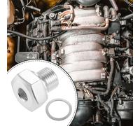 Pression d'huile Capteur Adaptateur, pour GM, Inoxydable Acier, Argenté