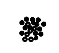 Bohin - Bohin Plastique Noir (9mm) Boutons-Pression - 8 Pièces