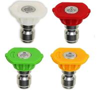 Pression Rondette Bulle Boes-Basses multiples, 1/4 de pouce, 4000 psi （0 °, 15 °, 25 °, 40 °） Four-piece set (0/15/25/40 degrees) Hole diameter 0.98mm (0.039in)